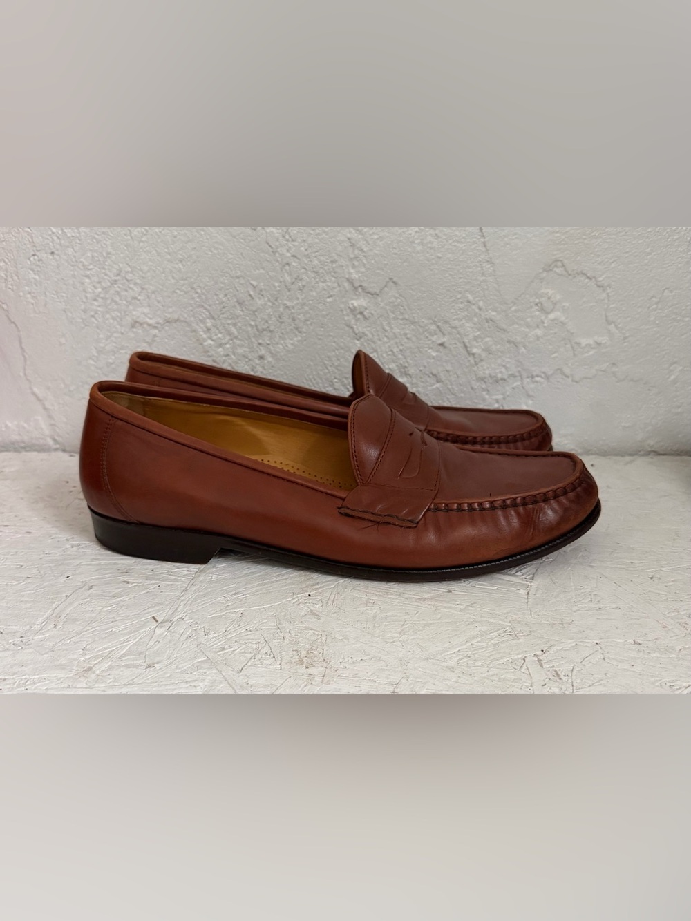 Cole Haan Shoes Men's 10.5 M Penny Loafer Leather C02460 Brown - Picture 3 of 8